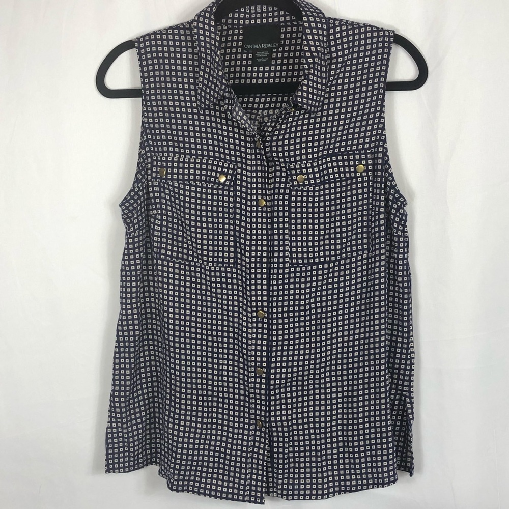 Cynthia Rowley | button down Tank Top